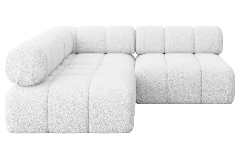 Narożnik lewostronny modułowy SAMARO-L1 190x190x70 cm biały 703477