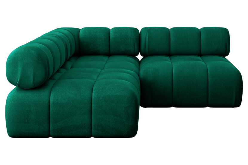 Narożnik lewostronny modułowy SAMARO-L1 190x190x70 cm zielony 703459