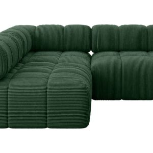 Narożnik lewostronny modułowy SAMARO-L1 190x190x70 cm zielony 703483 Narożnik lewostronny modułowy SAMARO-L1 190x190x70 cm zielony 703483