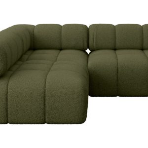 Narożnik lewostronny modułowy SAMARO-L1 190x190x70 cm zielony 703420 Narożnik lewostronny modułowy SAMARO-L1 190x190x70 cm zielony 703420