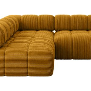 Narożnik lewostronny modułowy SAMARO-L1 190x190x70 cm żółty 703454 Narożnik lewostronny modułowy SAMARO-L1 190x190x70 cm żółty 703454
