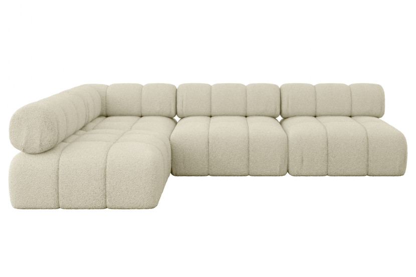Narożnik lewostronny modułowy SAMARO-L2 285x190x70 cm beżowy 703485