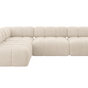 Narożnik lewostronny modułowy SAMARO-L2 285x190x70 cm beżowy 703422 Narożnik lewostronny modułowy SAMARO-L2 285x190x70 cm beżowy 703422