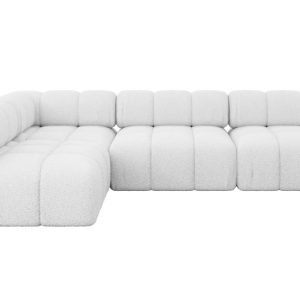 Narożnik lewostronny modułowy SAMARO-L2 285x190x70 cm biały 703448 Narożnik lewostronny modułowy SAMARO-L2 285x190x70 cm biały 703448