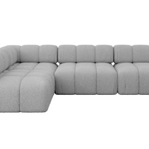 Narożnik lewostronny modułowy SAMARO-L2 285x190x70 cm jasny szary 703502 Narożnik lewostronny modułowy SAMARO-L2 285x190x70 cm jasny szary 703502