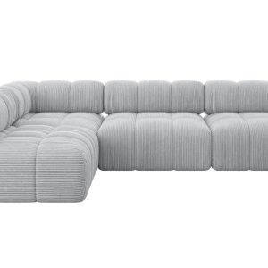 Narożnik lewostronny modułowy SAMARO-L2 285x190x70 cm szary 703425