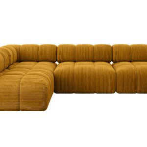 Narożnik lewostronny modułowy SAMARO-L2 285x190x70 cm żółty 703492