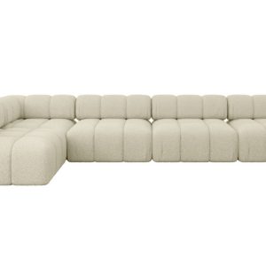 Narożnik lewostronny modułowy SAMARO-L3 380x190x70 cm beżowy 703466