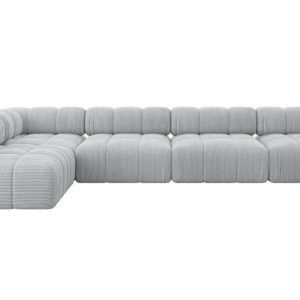 Narożnik lewostronny modułowy SAMARO-L3 380x190x70 cm szary 703403 Narożnik lewostronny modułowy SAMARO-L3 380x190x70 cm szary 703403