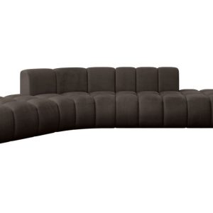 Narożnik lewostronny modułowy Solven-L1 – 380x174x70 cm Brązowy 758239 Narożnik lewostronny modułowy Solven-L1 – 380x174x70 cm Brązowy 758239