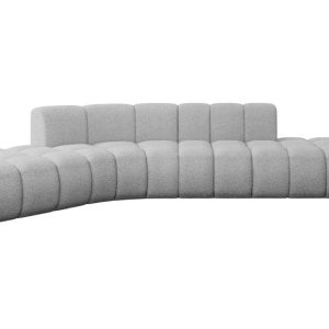 Narożnik lewostronny modułowy Solven-L1 – 380x174x70 cm Jasny szary 758815 Narożnik lewostronny modułowy Solven-L1 – 380x174x70 cm Jasny szary 758815