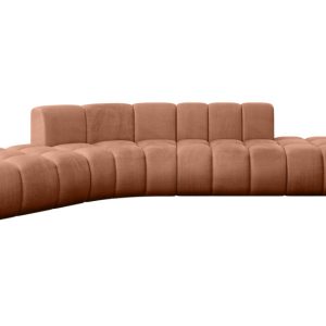 Narożnik lewostronny modułowy Solven-L1 – 380x174x70 cm Morelowy 758230 Narożnik lewostronny modułowy Solven-L1 – 380x174x70 cm Morelowy 758230
