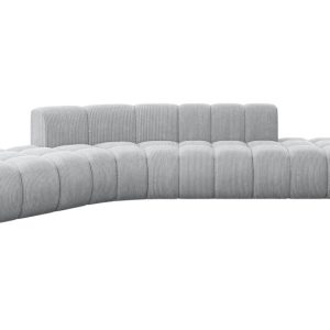 Narożnik lewostronny modułowy Solven-L1 – 380x174x70 cm Szary 758840 Narożnik lewostronny modułowy Solven-L1 – 380x174x70 cm Szary 758840