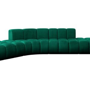 Narożnik lewostronny modułowy Solven-L1 – 380x174x70 cm Zielony 758786 Narożnik lewostronny modułowy Solven-L1 – 380x174x70 cm Zielony 758786