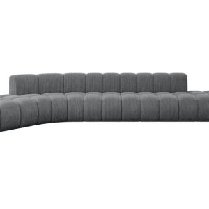 Narożnik lewostronny modułowy Solven-L2 – 471x174x70 cm Grafitowy 758407
