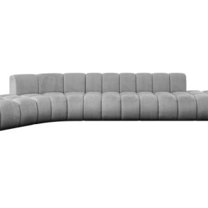 Narożnik lewostronny modułowy Solven-L2 – 471x174x70 cm Jasny szary 758556