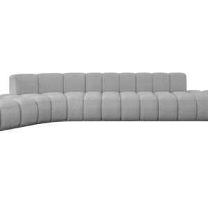 Narożnik lewostronny modułowy Solven-L2 – 471x174x70 cm Jasny szary 758236