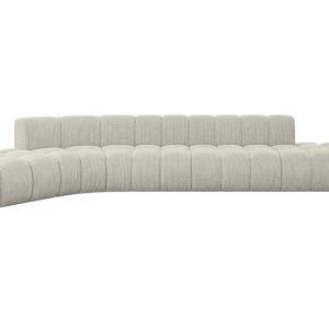 Narożnik lewostronny modułowy Solven-L2 – 471x174x70 cm Kremowy 758804