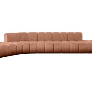 Narożnik lewostronny modułowy Solven-L2 – 471x174x70 cm Morelowy 758835