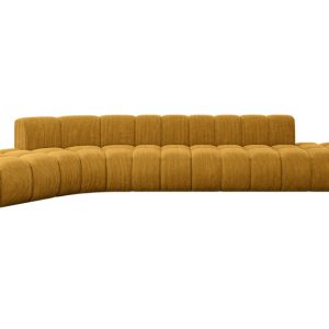 Narożnik lewostronny modułowy Solven-L2 – 471x174x70 cm Żółty 758918 Narożnik lewostronny modułowy Solven-L2 – 471x174x70 cm Żółty 758918