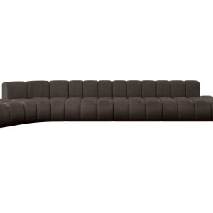 Narożnik lewostronny modułowy Solven-L3 – 562x174x70 cm Brązowy 758436 Narożnik lewostronny modułowy Solven-L3 – 562x174x70 cm Brązowy 758436