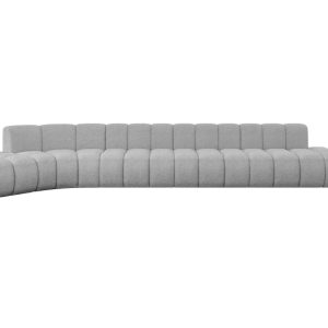 Narożnik lewostronny modułowy Solven-L3 – 562x174x70 cm Jasny szary 758463 Narożnik lewostronny modułowy Solven-L3 – 562x174x70 cm Jasny szary 758463