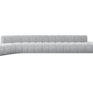 Narożnik lewostronny modułowy Solven-L3 – 562x174x70 cm Szary 758478 Narożnik lewostronny modułowy Solven-L3 – 562x174x70 cm Szary 758478
