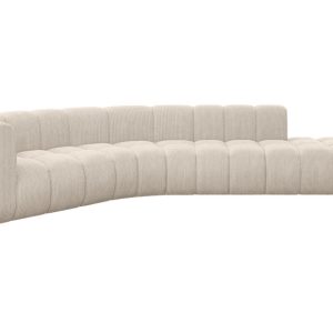 Narożnik lewostronny modułowy Tilmo-L1 – 399x194x70 cm Beżowy 758431