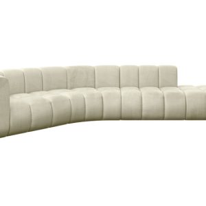 Narożnik lewostronny modułowy Tilmo-L1 – 399x194x70 cm Beżowy 758470