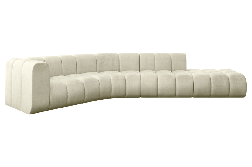 Narożnik lewostronny modułowy Tilmo-L1 - 399x194x70 cm Beżowy 758470
