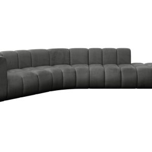 Narożnik lewostronny modułowy Tilmo-L1 – 399x194x70 cm Grafitowy 758300