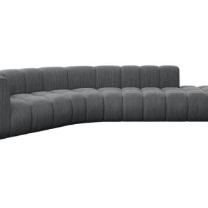 Narożnik lewostronny modułowy Tilmo-L1 – 399x194x70 cm Grafitowy 758288