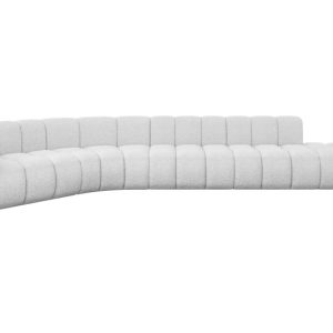 Narożnik lewostronny modułowy Tilmo-L2 – 490x194x70 cm Biały 758365 Narożnik lewostronny modułowy Tilmo-L2 – 490x194x70 cm Biały 758365