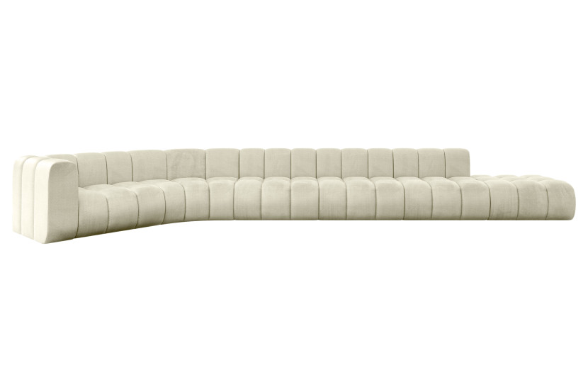 Narożnik lewostronny modułowy Tilmo-L3 - 581x194x70 cm Beżowy 758161