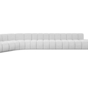 Narożnik lewostronny modułowy Tilmo-L3 – 581x194x70 cm Biały 758713 Narożnik lewostronny modułowy Tilmo-L3 – 581x194x70 cm Biały 758713