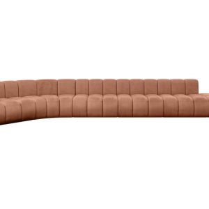 Narożnik lewostronny modułowy Tilmo-L3 – 581x194x70 cm Morelowy 758715 Narożnik lewostronny modułowy Tilmo-L3 – 581x194x70 cm Morelowy 758715
