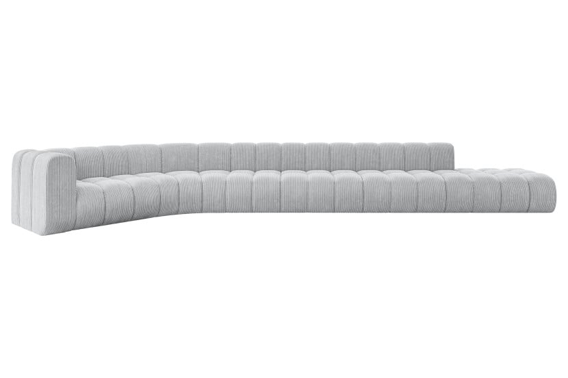 Narożnik lewostronny modułowy Tilmo-L3 - 581x194x70 cm Szary 758137