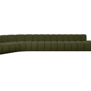 Narożnik lewostronny modułowy Tilmo-L3 – 581x194x70 cm Zielony 758888 Narożnik lewostronny modułowy Tilmo-L3 – 581x194x70 cm Zielony 758888