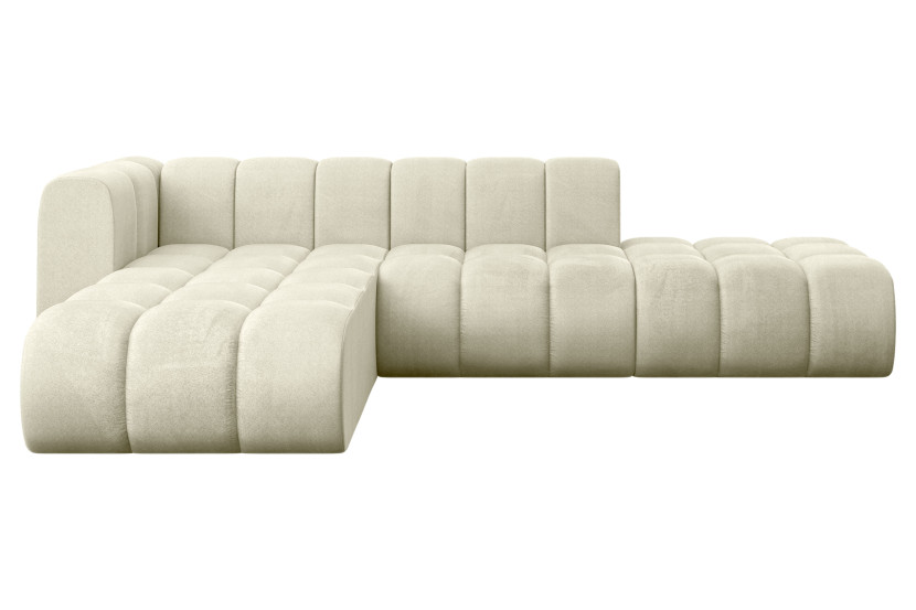 Narożnik lewostronny modułowy Zuvon-L1 - 296x177x70 cm Beżowy 758666