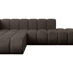 Narożnik lewostronny modułowy Zuvon-L1 – 296x177x70 cm Brązowy 758890 Narożnik lewostronny modułowy Zuvon-L1 – 296x177x70 cm Brązowy 758890