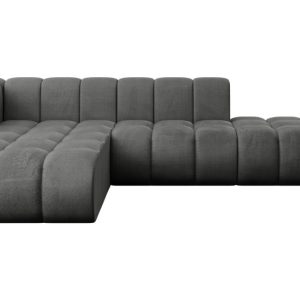 Narożnik lewostronny modułowy Zuvon-L1 – 296x177x70 cm Grafitowy 758849 Narożnik lewostronny modułowy Zuvon-L1 – 296x177x70 cm Grafitowy 758849