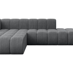 Narożnik lewostronny modułowy Zuvon-L1 – 296x177x70 cm Grafitowy 758681 Narożnik lewostronny modułowy Zuvon-L1 – 296x177x70 cm Grafitowy 758681