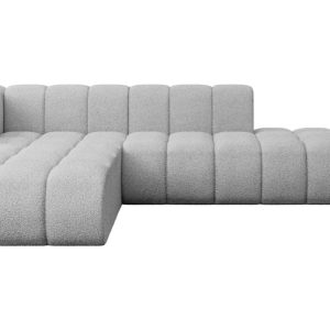Narożnik lewostronny modułowy Zuvon-L1 – 296x177x70 cm Jasny szary 758644 Narożnik lewostronny modułowy Zuvon-L1 – 296x177x70 cm Jasny szary 758644
