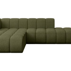Narożnik lewostronny modułowy Zuvon-L1 – 296x177x70 cm Zielony 758279 Narożnik lewostronny modułowy Zuvon-L1 – 296x177x70 cm Zielony 758279