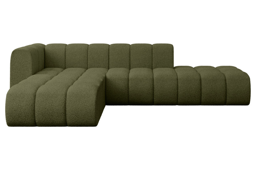 Narożnik lewostronny modułowy Zuvon-L1 - 296x177x70 cm Zielony 758279