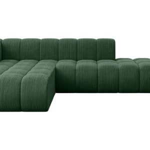Narożnik lewostronny modułowy Zuvon-L1 – 296x177x70 cm Zielony 758783 Narożnik lewostronny modułowy Zuvon-L1 – 296x177x70 cm Zielony 758783