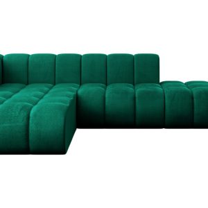 Narożnik lewostronny modułowy Zuvon-L1 – 296x177x70 cm Zielony 758177 Narożnik lewostronny modułowy Zuvon-L1 – 296x177x70 cm Zielony 758177