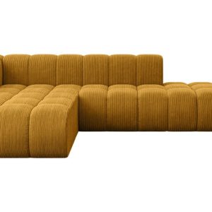 Narożnik lewostronny modułowy Zuvon-L1 – 296x177x70 cm Żółty 758710 Narożnik lewostronny modułowy Zuvon-L1 – 296x177x70 cm Żółty 758710