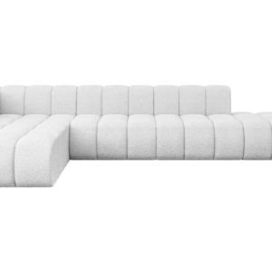 Narożnik lewostronny modułowy Zuvon-L2 – 387x177x70 cm Biały 758533 Narożnik lewostronny modułowy Zuvon-L2 – 387x177x70 cm Biały 758533
