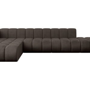 Narożnik lewostronny modułowy Zuvon-L2 – 387x177x70 cm Brązowy 758798 Narożnik lewostronny modułowy Zuvon-L2 – 387x177x70 cm Brązowy 758798